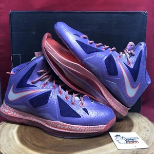 Nike Lebron 10 X Area 72 All Star Extraterrestrial taglia 11 583108-500 DANNEGGIATE - Foto 1 di 10