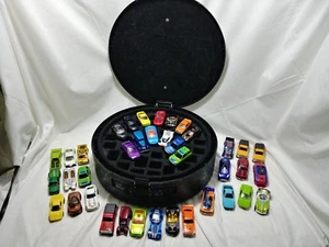 Lot of 38 Matchbox HotWheels Mills Cars with 40Cpty Custom Rydz Carry Case - Picture 1 of 9