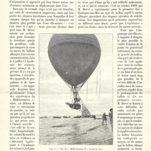 Aéronaute - Expériences Hervé De La Vaulx Ballon - Article de presse 1904 - Picture 1 of 3