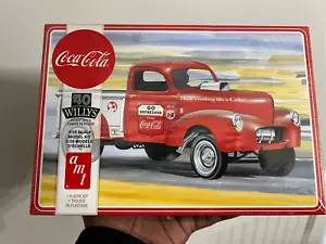 1940 Willys Gasser Pickup Truck "Coca-Cola 1/25 plastic model kit by AMT. - Picture 1 of 5