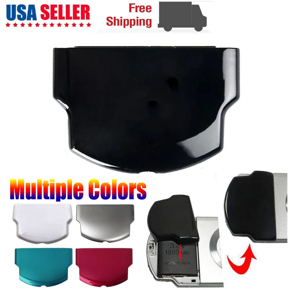 Repuesto de funda de puerta trasera de batería para Sony PSP 2000 / 3000 3001 2001 Slim Foto 1 de 4