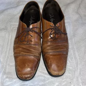 Cole Haan Mens Shoes Size 9 Brown Leather Worn - Picture 1 of 6