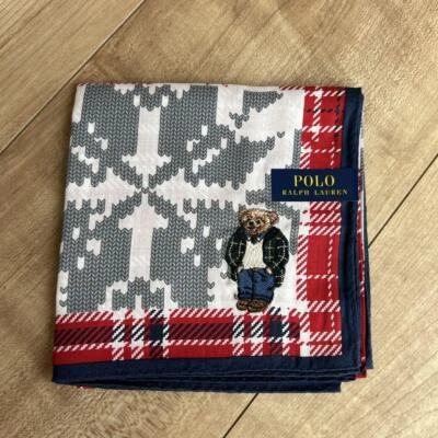 Polo Bear Handkerchief Polo Bear Limited Edition Iconic Design Timeless Fashion - Image 1 of 3