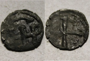 Rare Genuine Crusader era coin 10 century AD Cross HP monogram - Picture 1 of 4