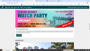 philadelphia eagles Watch Party Tickets - Picture 1 of 2