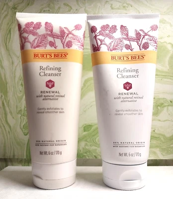 2X - Limpiador refinador Burt's Bees con alternativa de retinol natural 6 oz Foto 1 de 4