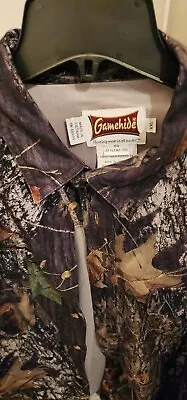 Mossy Oak Break-Up Camoflage GAMEHIDE Long Sleeve Shirt MEN'S Hush Hide Size XXL - Image 1 of 4