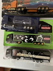 70 verschiedene Werbefahrzeuge versch. Hersteller eingeschweißt In Originalverp. - Bild 1 von 23