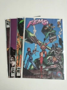 Fem 5 - #1, 1A, 3, 4 Comic Books Entity Comics - Picture 1 of 5