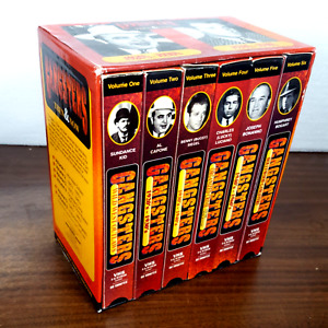 GANGSTERS Then & Now 6 Volume VHS Collectors Set Capone, Bogart, Luciano, Siegel