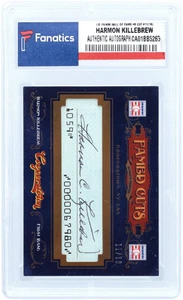 Harmon Killebrew Twins Signed 2012 Panini Hall of Fame Cut Autograph #11/19 Card - Picture 1 of 3
