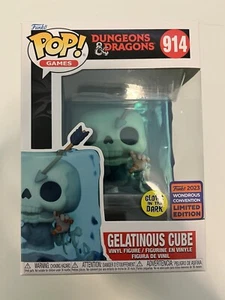 Funko Pop Wondercon Dungeons & Dragons GITD Glow Gelatinous Cube MINT! - Picture 1 of 7