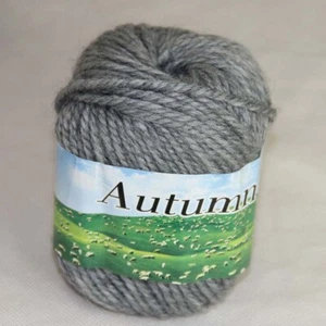 Sale new soft warm 1 BallX50g Chunky Thick Wool Hand Knitting Yarn 206 Mom Gray - Picture 1 of 22