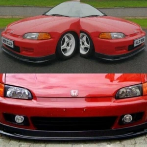 Honda Civic Eg 92-95 2-3DR Mugen Tipo Labio Parachoques Delantero Divisor PU - Imagen 1 de 4