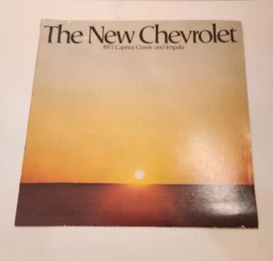 1977 CHEVROLET CAPRICE CLASSIC AND IMPALA SALES BROCHURE CATALOG A1 - Picture 1 of 2