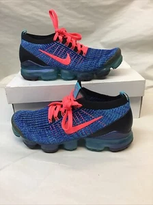NIKE AIR VAPORMAX FLYKNIT 3 Size 8 (EU 41) BLUE FURY Running AJ6900-401 *READ* - Picture 1 of 15