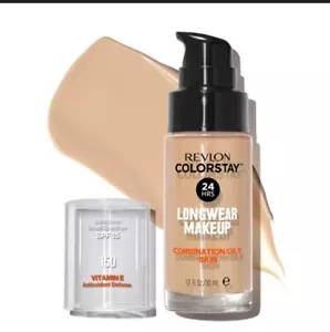 Revlon Colorstay 150 Buff SPF 15 Combination Oily Skin Foundation 1.0oz - Picture 1 of 7