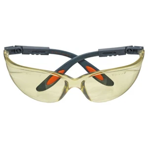 Schutzbrille EN166 kratzfest gelb Sichtschutz Brille Sicherheit Schutz Augen - Bild 1 von 3