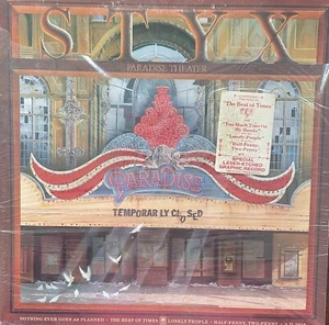 STYX "Paradise Theatre" Etched LP Original 1981 A&M SP-3719 [EDP Press] VG++ - Picture 1 of 5