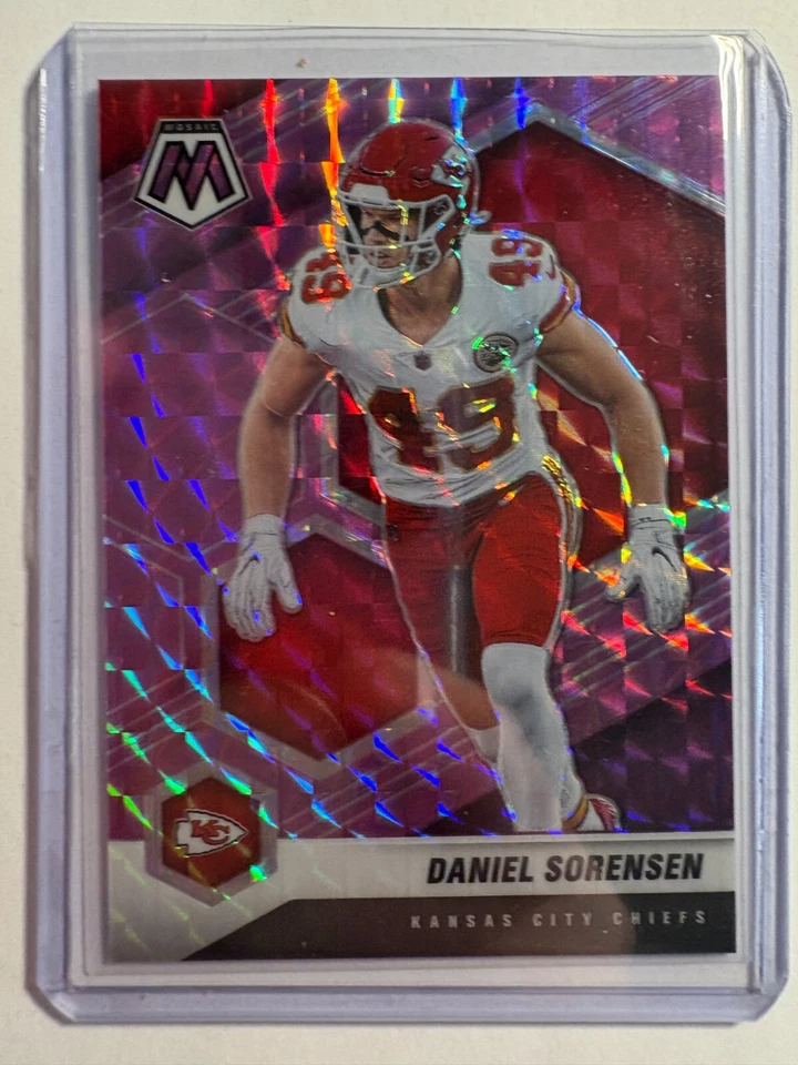K326,401 -  2021 Panini Mosaic Mosaic Purple #7 Daniel Sorensen #/49 - Image 1 of 1