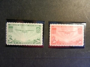 #C21-22 KOMPLETTER LUFTPOSTSATZ *CHINA CLIPPER OVER PACIFIC* MH, F-VF, OG. - Bild 1 von 1