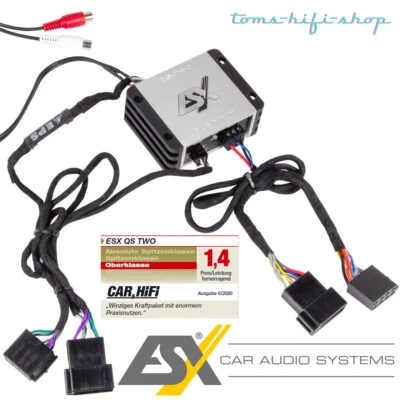 ESX QS-TWO ISO 380 Watt Mini 2-Kanal Auto Verstärker digital plug&play ISO-ISO - Bild 1 von 4