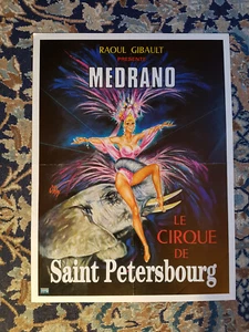 Poster Zirkus MEDRANO 40x30cm Der Zirkus von St. Petersburg / Illustr. OKLEY - Bild 1 von 1