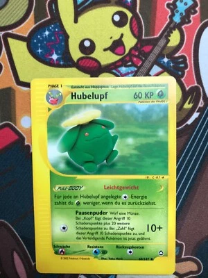 Hubelupf 60/147 Aquapolis deutsch Pokemon Karten NM - Bild 1 von 2