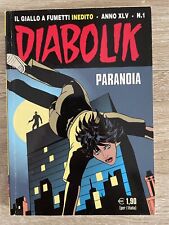 Il giallo a fumetti inedito - DIABOLIK - PARANOIA anno XLV n. 1 Astorina