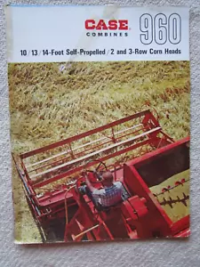 Folleto original 1967 para Case 960 Combine - Imagen 1 de 11
