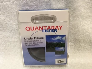 QUANTARAY 52mm Circular Polarizer filter , Japan - Picture 1 of 2