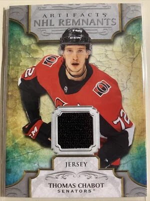 2020-21 UD Artifacts Remnants Jersey Senators - THOMAS CHABOT - Image 1 of 2