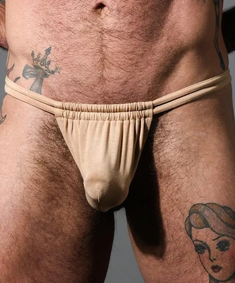 Модальные стринги Andrew Christian Happy с почти обнаженными желтовато-коричневые X Large - 93578 - Изображение 1 из 4