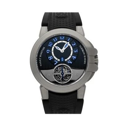 Correa de goma de potasio Harry Winston Ocean Tourbillon edición limitada 400-MAT44Z Foto 1 de 4
