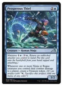 Magic The Gathering Prosperous Thief | #73 Kamigawa: Neon Dynasty | Inglés - Imagen 1 de 2