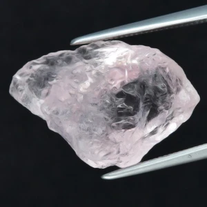 10.45ct 19x11mm Rough Natural Unheated Pink Morganite Gemstone, Madagascar - Picture 1 of 5