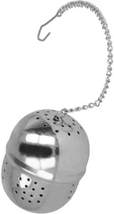 Metaltex Bola DE TE INOX, Acero Inoxidable, Negro, Estandar Negro - Imagen 1 de 2