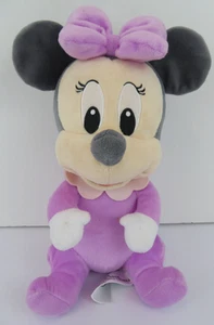 Authentic Disney Theme Parks Baby Minnie Mouse Pink Stuffed Animal Plush 11” - Picture 1 of 10