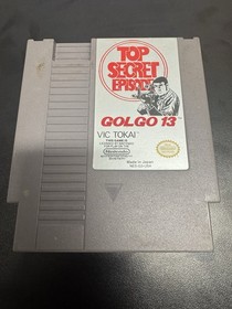Golgo 13: Top Secret Episode NES Original Nintendo Game Cartridge Vic Tokai