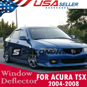 PARA 04-08 ACURA TSX CL8 EURO-R JDM VISERA DE VENTANA SOMBRILLA PROTECTOR DE LLUVIA DEFLECTOR - Imagen 1 de 6
