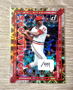 Lou Brock 2023 Panini Donruss Dominators #D7 /999 Inserto Numerato Cardinali MLB - Foto 1 di 2