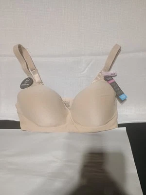 Sujetador inalámbrico Bali 40D Comfort Revolution para mujer DF3463 nude remolino nuevo con etiquetas Foto 1 de 4