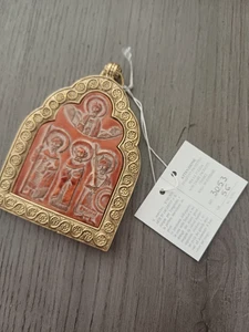 ICONA RUSSA sbalzata , argento 925 56 gr con certificato di garanzia - Foto 1 di 6