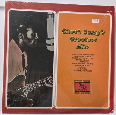 Chuck Berry's Greatest Hits LP Vinyl 1976 Album Everest Records FS 321  - Image 1 of 4