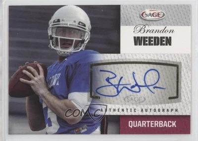 2012 SAGE Auto Auto Red Brandon Weeden #A48 Rookie Auto RC - Image 1 of 2