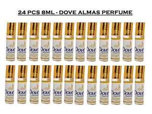 RSINC 24 x ALMAS PERFUME WITH DOVE S 8ML FRENCH FRAGRANCE from India - Picture 1 of 9