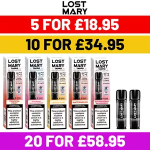 Lost Mary Tappo Pods | ELF Bar Pods Compaitble With ELFA Pro & Tappo 20mg - Picture 1 of 23
