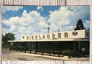 Lake Wales, FL Florida Highlander Restaurant Roadside Exterior Postcard - Picture 1 of 4