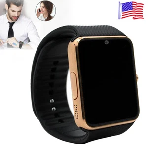 Bluetooth Smart Watch Phone Call Text Fitness Tracker Steps Calorie Counter - Picture 1 of 13
