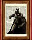 Внешний вид - Batman Dictionary Art Print Vintage Book Poster Picture Marvel Comic Hero